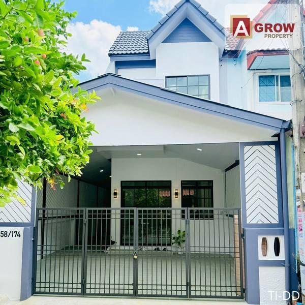 หมู่บ้านอินทราวิว นิมิตใหม่ มุมสวย ทำเลดี ตกแต่งครบ พร้อมเข้าอยู่
