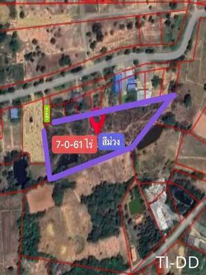 พื้นที่สีม่วง ! ขายที่ดิน 7-0-61 ไร่ ต.หนองชุมพล อ.เขาย้อย จ.เพชรบุรี ! เหมาะสำหรับโรงงาน, โกดัง ! ด่วนมาก