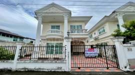 บ้านเดี่ยว นิรันดร์ วิลล์ 8 หลังริม ใกล้รถไฟฟ้าสายสีเหลือง สถานีศรีอุดม 