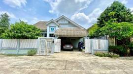 บ้านเดี่ยว ชั้นเดียว บ้านสวนดวงพร บางกรวย พร้อมอยู่ หลังมุม