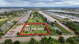 ขายที่ติดคลองสวยหลัง มศว.องครักษ์ ถมแล้วทั้งแปลง แปลงนี้โคตรสวยราคาดีสำหรับย่านนี้ อยู่ในแหล่งชุมชน การเดินทางสะดวก ถนนดีตลอดทาง