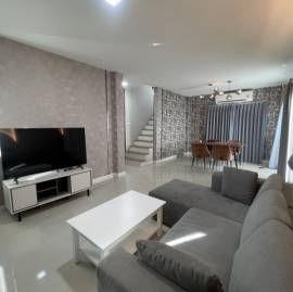 บ้านใหม่พร้อมเช่า เฟอร์นิเจอร์ครบ 3นอน โครงการหมู่บ้าน แกรนด์ พลีโน่ เมกา บางนา ใกล้เมกาบางนา