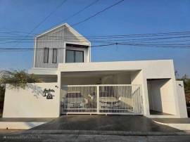 รหัสC6955 ให้เช่าบ้านเดี่ยว 2ชั้น สไตล์นอร์ดิก หมู่บ้านนครินทร์การ์เด้น ถนนร่มเกล้า ใกล้สนามบินสุวรรณภูมิ