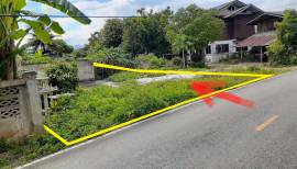 ที่ดินเปล่า 323 ตรว. ชุมชนบ้านขี้เหล็กหลวง ใกล้ ม.ราชภัฏเชียงใหม่ อ.แม่ริม จ.เชียงใหม่