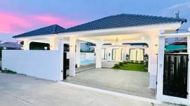 ขายบ้านพูลวิลล่าขนาด 134 ตรว 3นอน บ้านนอกโครงการ แต่งครบ พร้อมอยู่ ปล่อยเช่ารายวันได้ มาบสอง-ค่ายมวย ซอยสยามคันทรี บางละมุง ชลบุรี