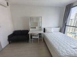 ให้เช่า  IDEO MOBI SATHORN ห้องstudio ขนาด 21.3 ตร.ม. ชั้น 22 ห้องรีโนเวทใหม่ ใกล้ BTS สถานีกรุงธนบุรี